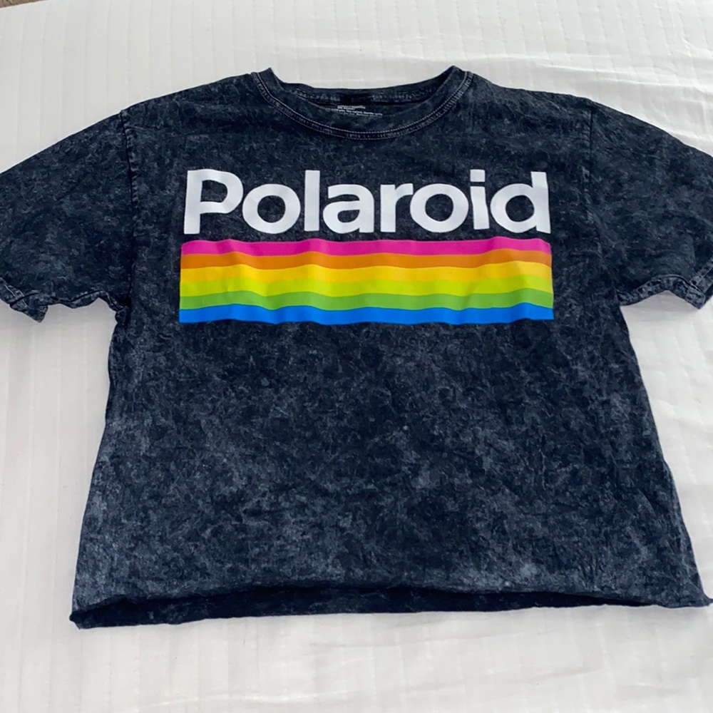 Polaroid shirt. Never worn. Short sleeve. Summer time shirt.
